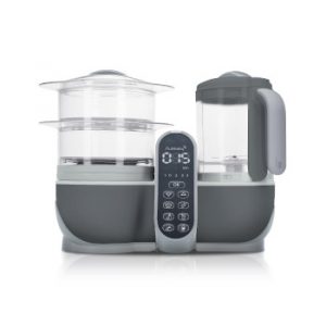 Babymoov Nutribaby+ A001124 - Procesador de alimentos para bebés, cocción al vapor y batidora